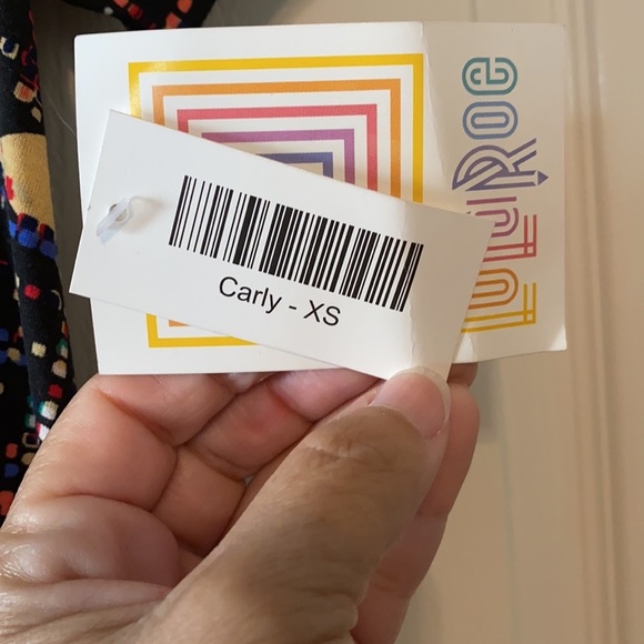 LuLaRoe woman’s dress Carly size XS multicolored - Picture 4 of 12
